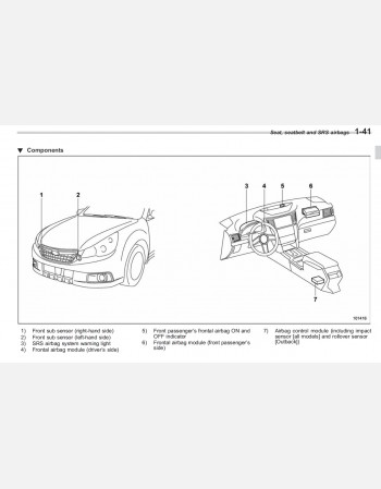 subaru legacy 2011 owners manual